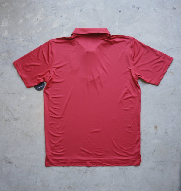 Men's Polyester Cardinal Polo - Dogtowne Dry Goods