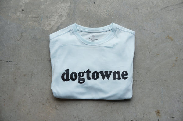 TriBlend LS Crew Baby Blue Dogtowne Tee - Dogtowne Dry Goods