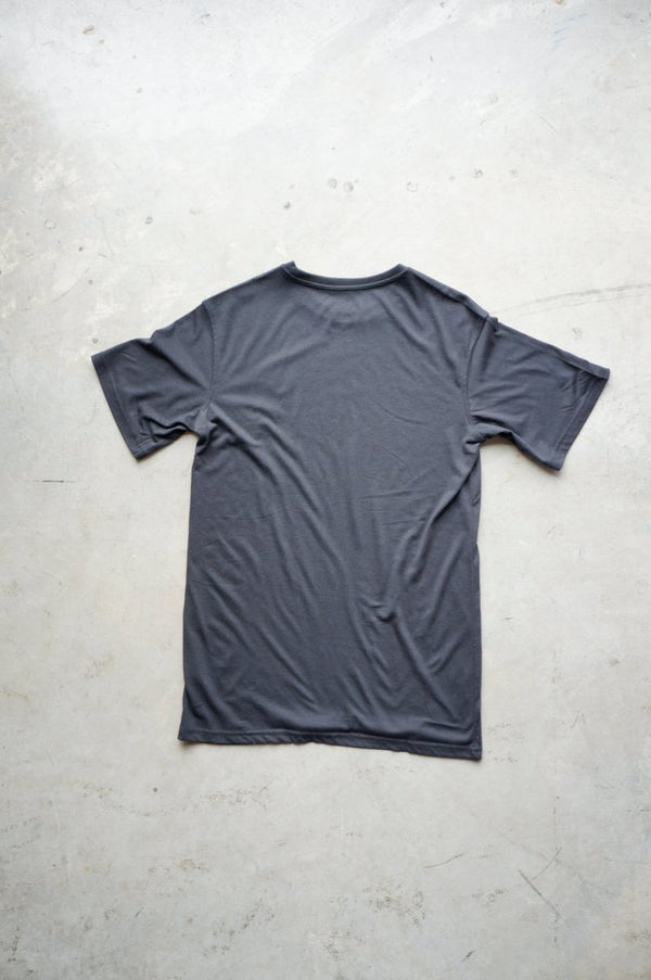 TriBlend SS Crew Black Logo Tee - Dogtowne Dry Goods