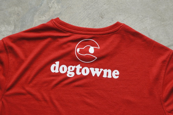 TriBlend SS Crew Cardinal Arkansas Tee - Dogtowne Dry Goods