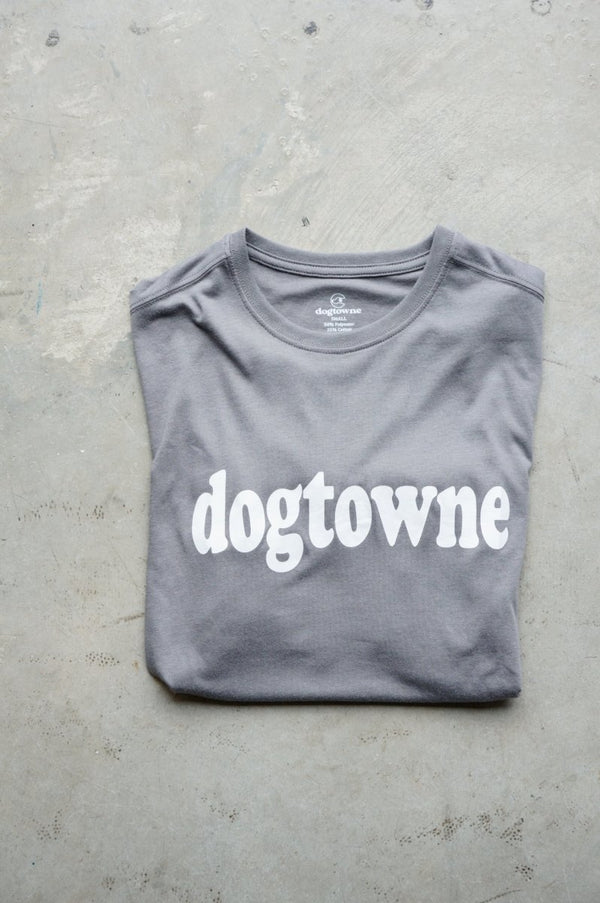 TriBlend SS Crew Pewter Dogtowne Tee - Dogtowne Dry Goods