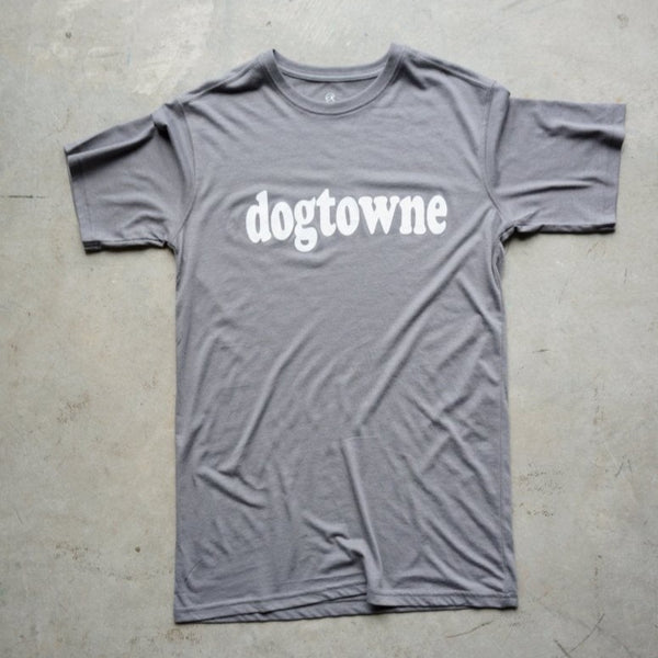 TriBlend SS Crew Pewter Dogtowne Tee - Dogtowne Dry Goods