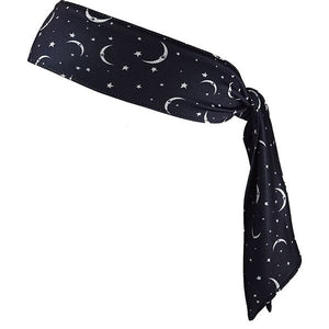 Jax Tie Headband - Moon & Stars - Dogtowne Dry Goods