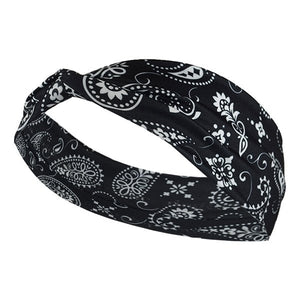 Luna Knot Headband - Black Band - Dogtowne Dry Goods
