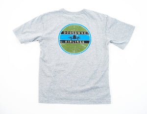 Mahalo Cotton Tee - Dogtowne Airlines - Dogtowne Dry Goods