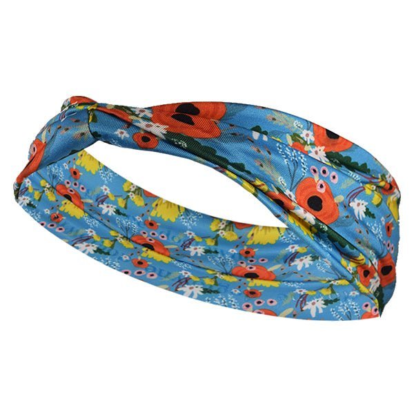 The Luna Knot Headband - Happy Poppy - Dogtowne Dry Goods