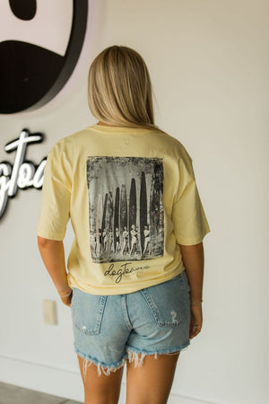Vintage Cotton Tee - Surfboards - Dogtowne Dry Goods