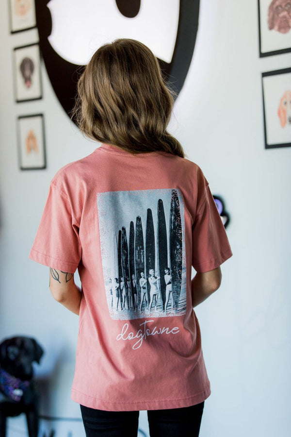 Vintage SS Cotton Tee - Surfboards - Dogtowne Dry Goods
